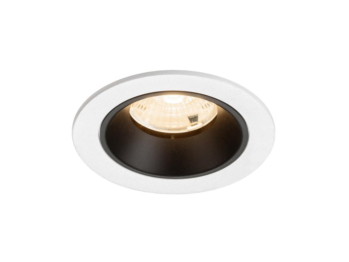 SLV - NUMINOS® S, plafondinbouwarmatuur wit/zwart 2700 K 55° - 1009448