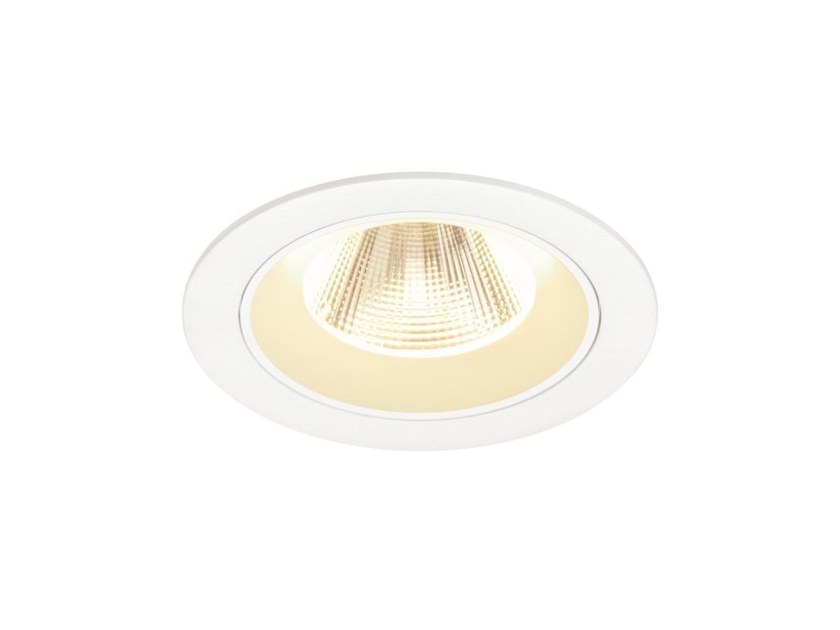 SLV - NUMINOS® M, plafondinbouwarmatuur 3000K, 20°, IP20, rond - 1009623