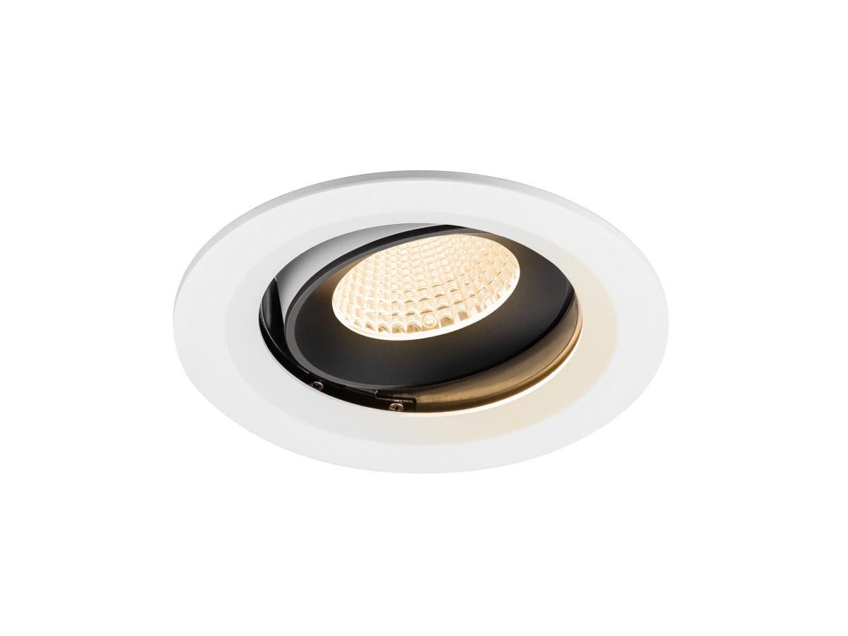 SLV - NUMINOS® MOVE M, plafondinbouwarmatuur wit/zwart 2700 K 40° - 1009661