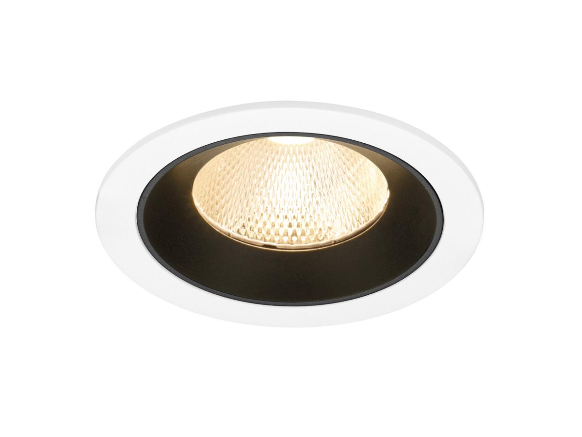 SLV - NUMINOS® L, plafondinbouwarmatuur wit/zwart 2700 K 20° - 1009765