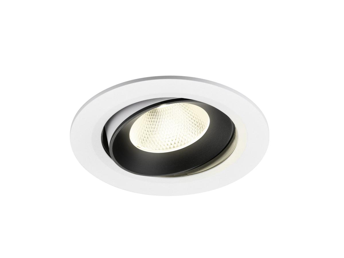 SLV - NUMINOS® MOVE L, plafondinbouwarmatuur wit/zwart 4000 K 20° - 1009855