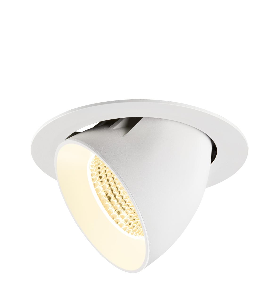 SLV - NUMINOS® GIMBLE XL, plafondinbouwarmatuur, 3000K, 55°, wit - 1009898
