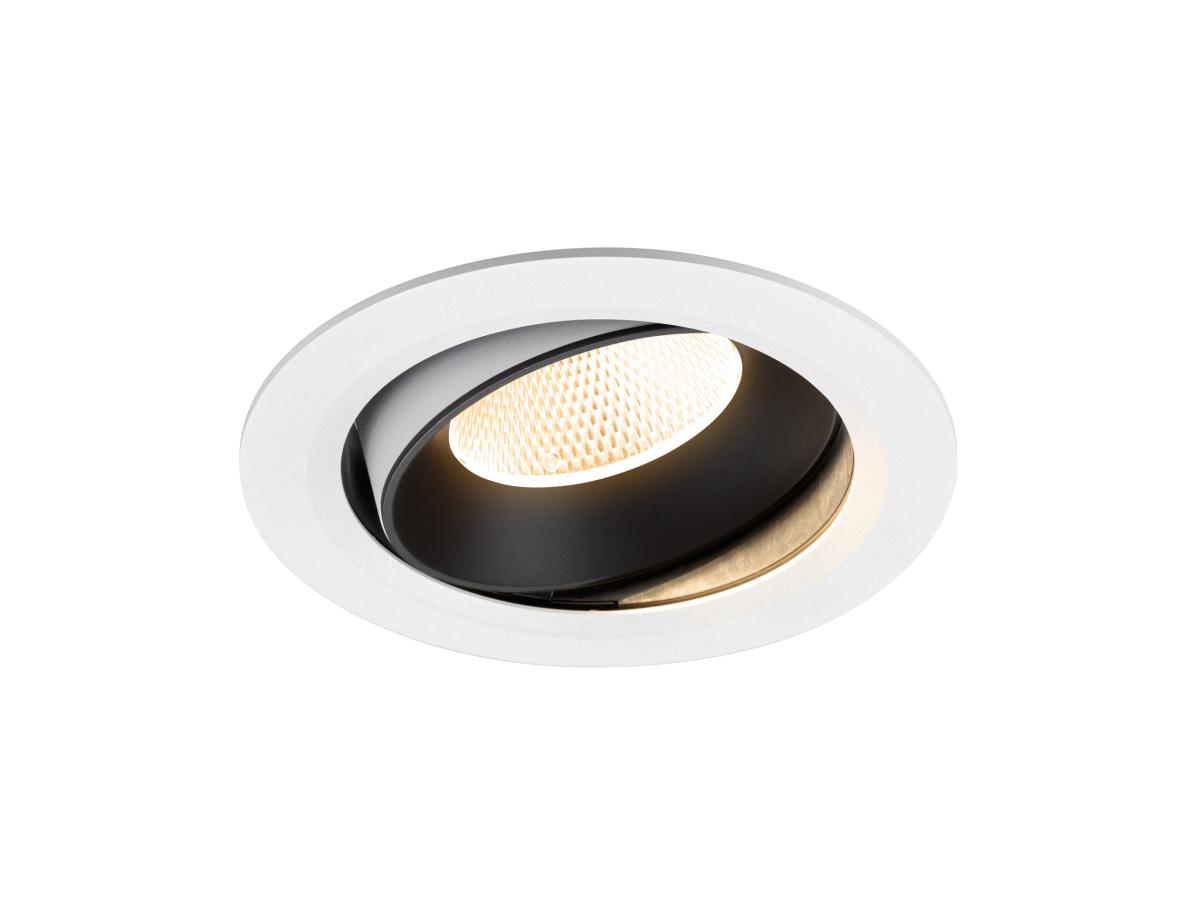 SLV - NUMINOS® MOVE XL, plafondinbouwarmatuur wit/zwart 2700 K 20° - 1009981