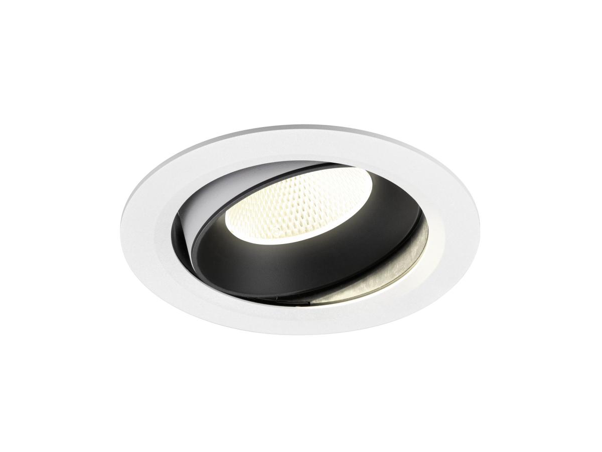 SLV - NUMINOS® MOVE XL, plafondinbouwarmatuur wit/zwart 4000 K 20° - 1010017