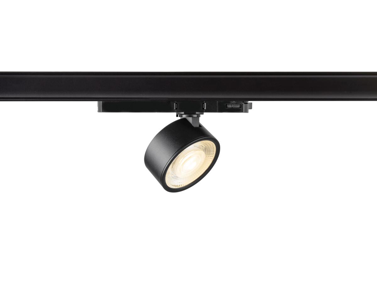 SLV - KALU 2.0, 3~ spot, FASE, cilindrisch, 2700K, 10W, 36°, zwart - 1010234