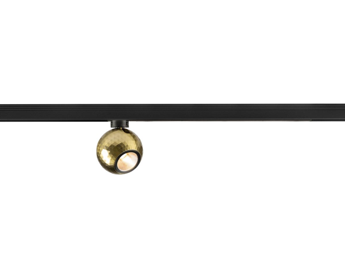 SLV - DYSKO, 1~ spot, FASE, 2700K, 6,7 W, 36°, zwart/goud - 1010318