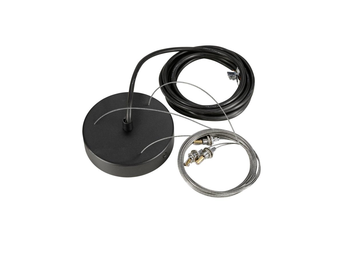 SLV - MEDO 2 OPHANGSET, 1,5 m hanglengte, Centraal, zwart - 1011779