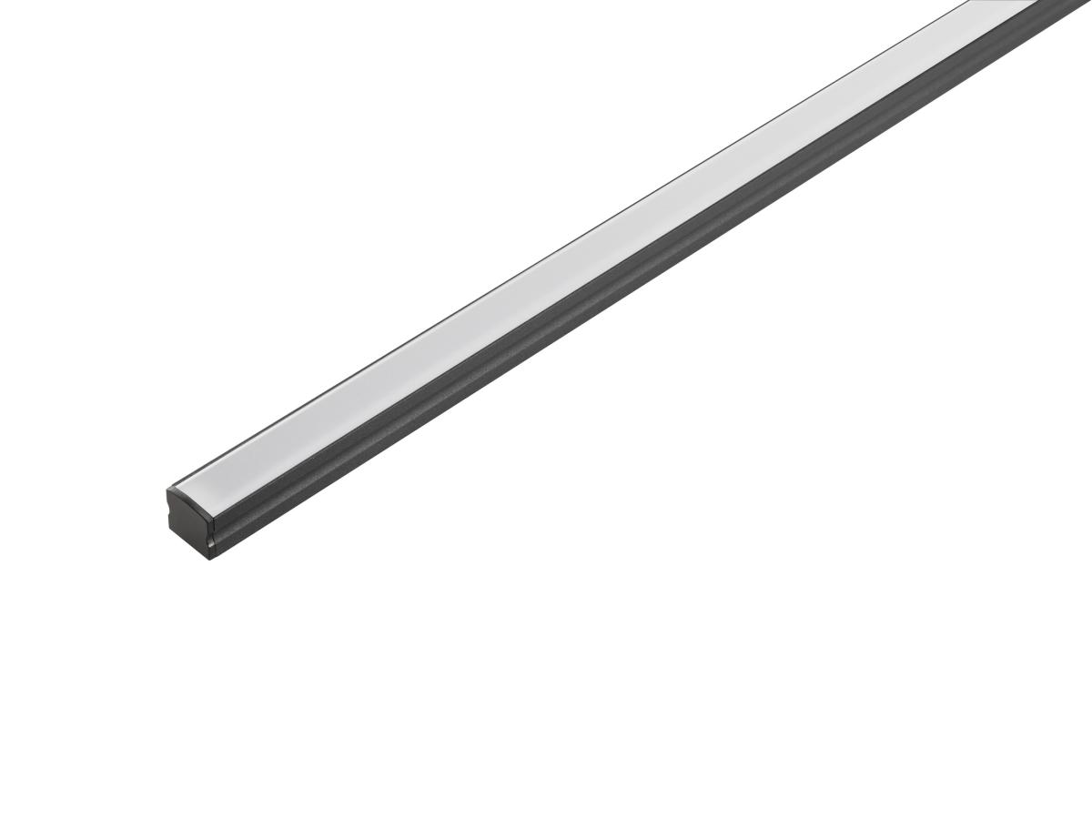SLV - LEDSTRIP PROFIEL OPBOUW, S, zwart - 1012332