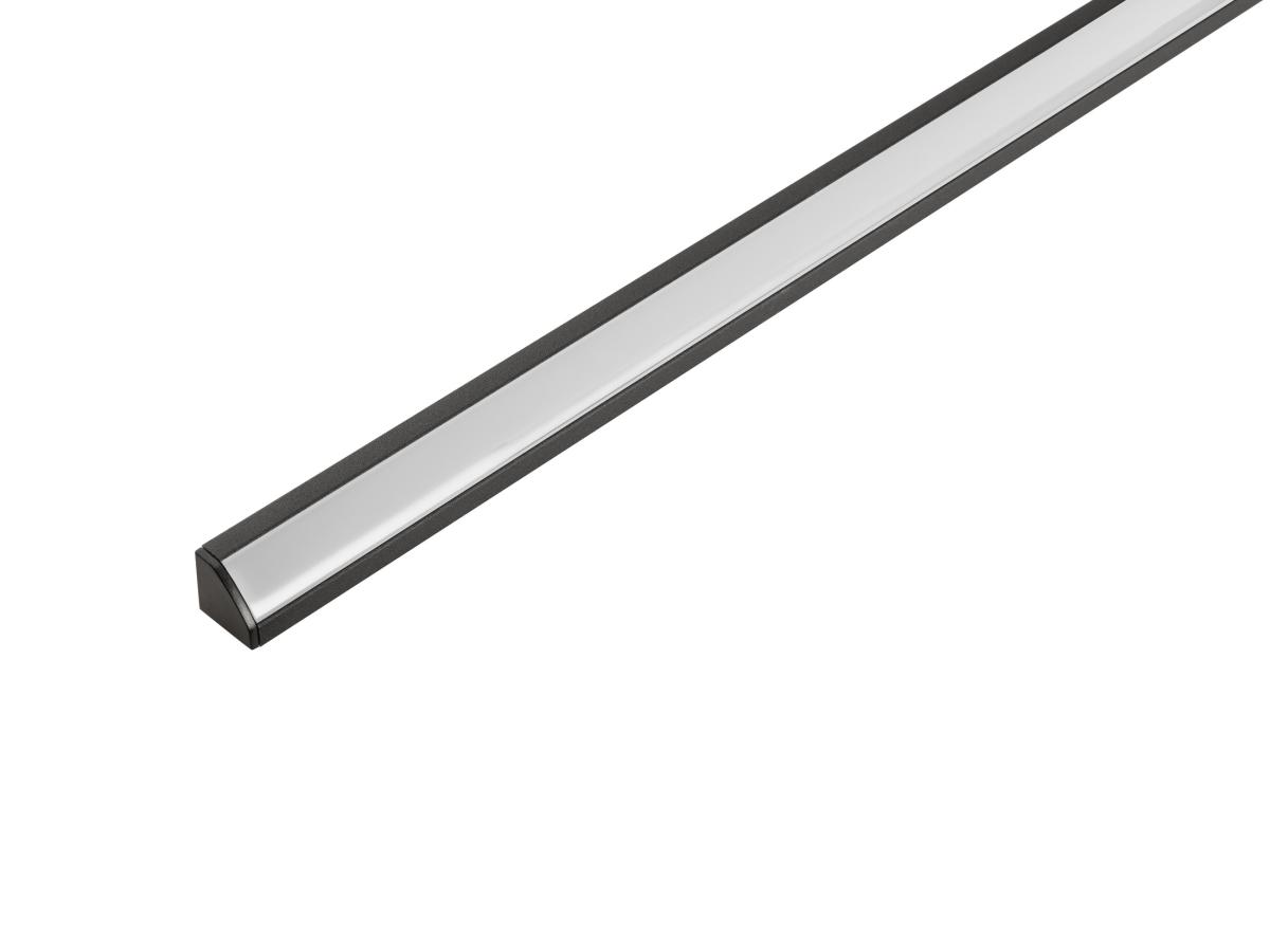 SLV - LEDSTRIP PROFIEL HOEKIG, S, zwart - 1012340