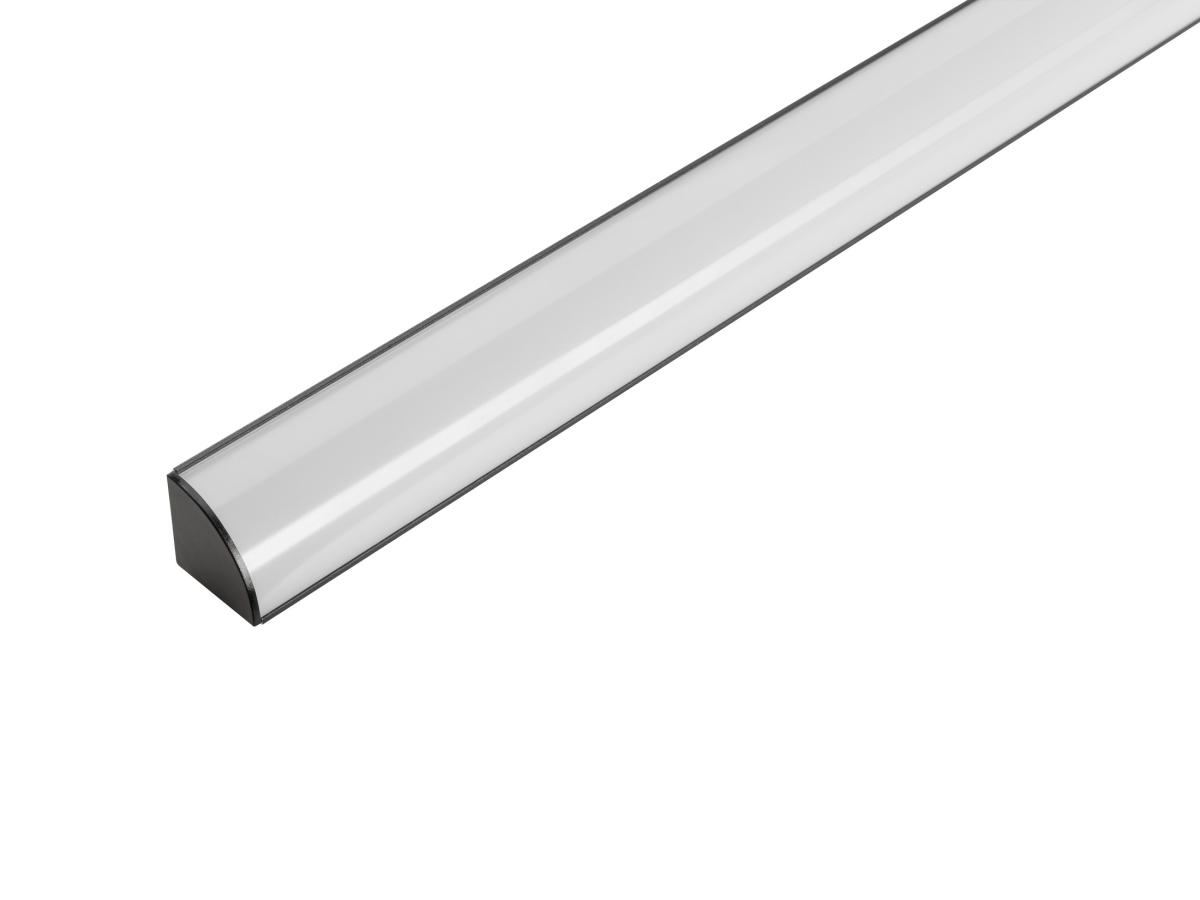SLV - LEDSTRIP PROFIEL HOEKIG, M, zwart - 1012342