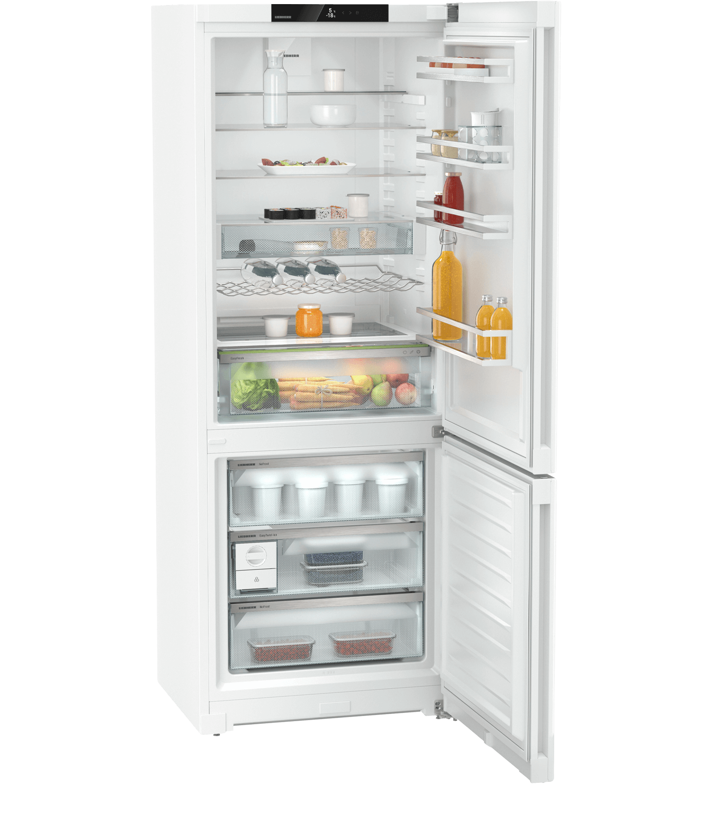 Liebherr - CNd 7723 NoFrost koel/vriescombinatie 75 cm - CNd 7723-20