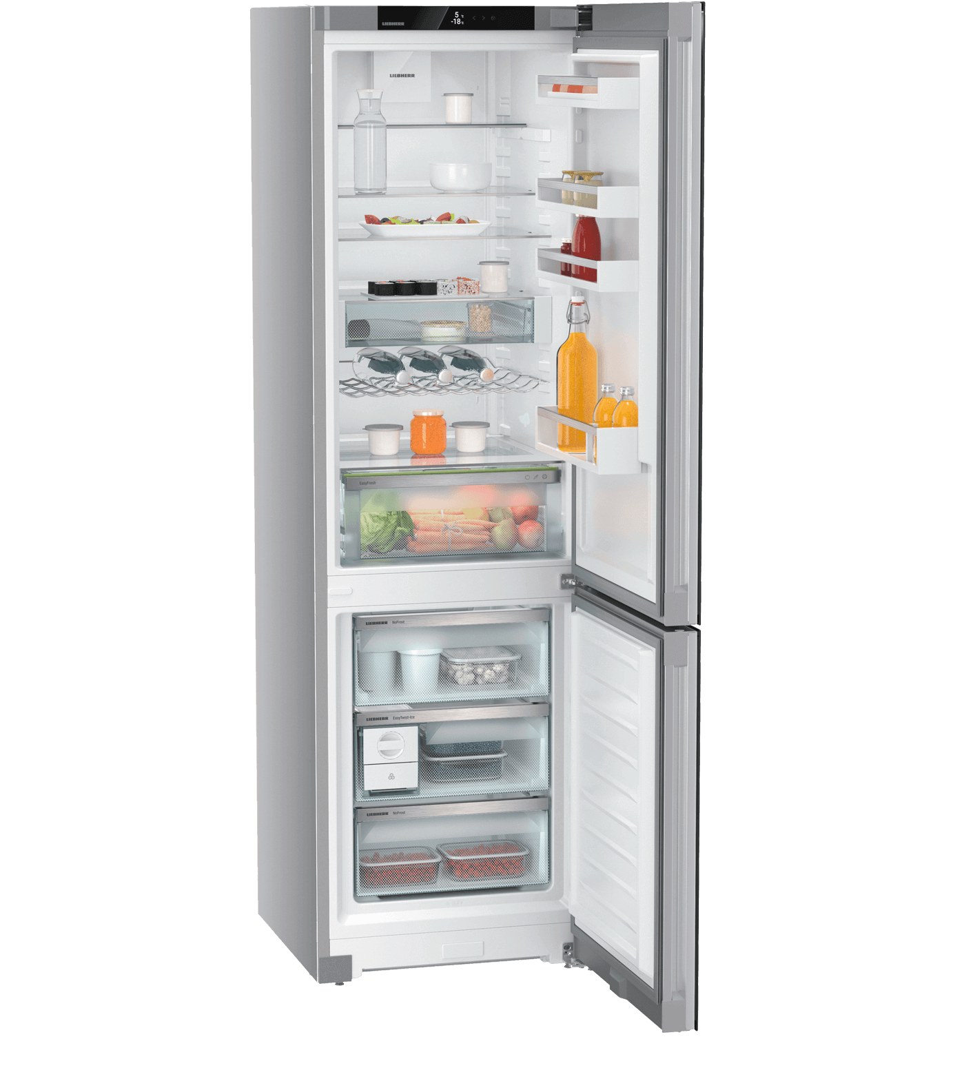 Liebherr - CNgbc 5723 NoFrost koel/vriescombinatie Glass - CNgbc 5723-22