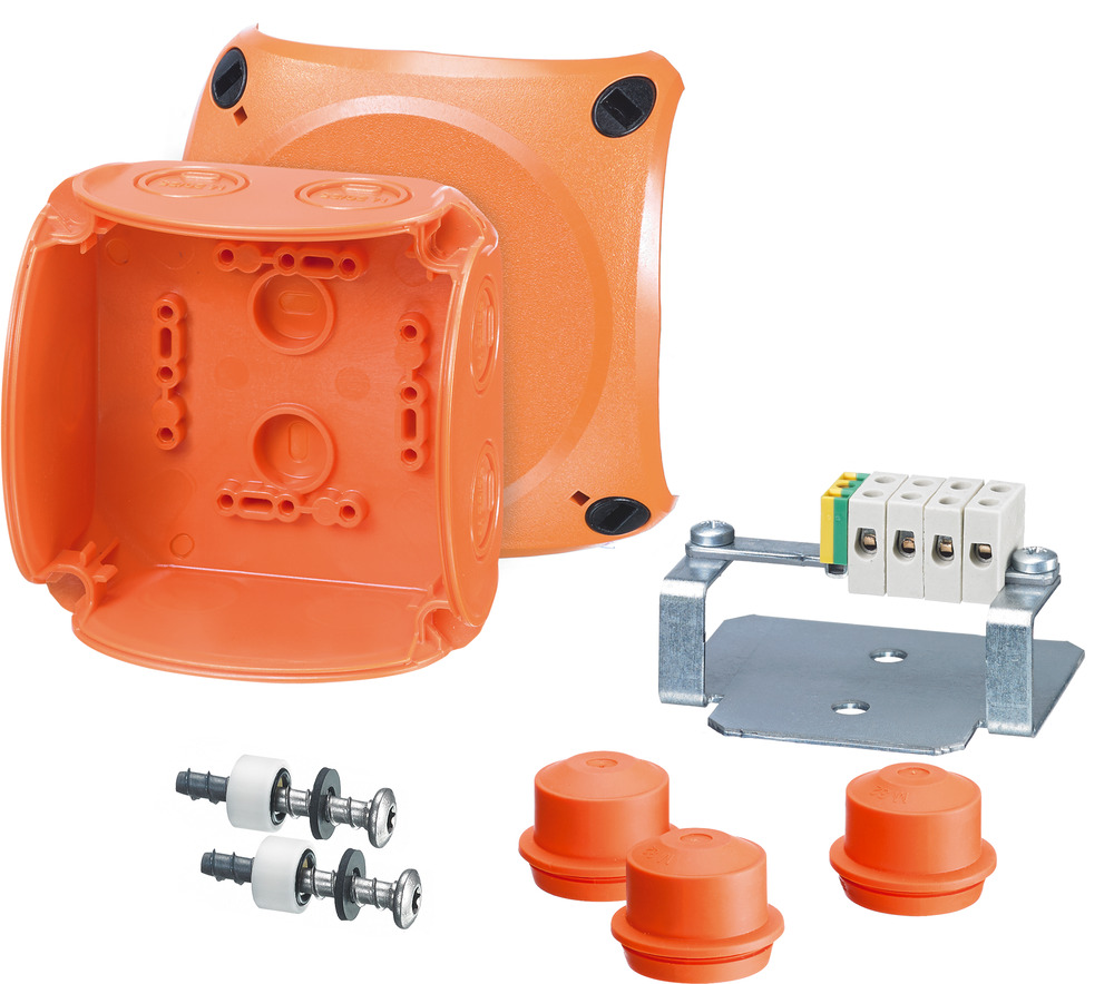 Hensel - Aftakdoos met functiebehoud 1.5 2.5mm, 104x104x70mm - 62000180