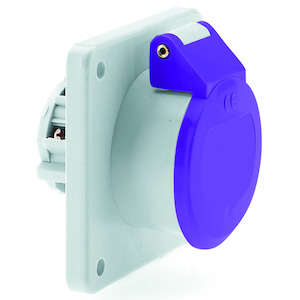 Bals - inbouw stopcontact 16A 2P 24V paars IP44, schroefaansluiting - 430