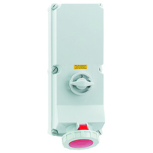 Bals - opbouw cee stopcontact 125A 3P+A 400V IP67, + schakelaar + v - 16621