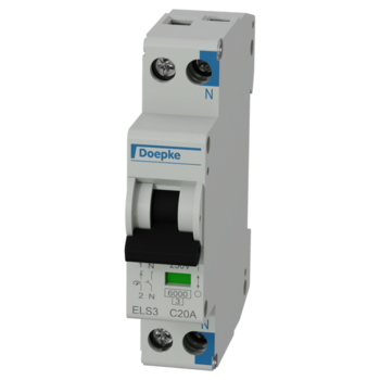 Doepke - ELS 20 A 1P/N 6KA "C" 1 MODULE - 09915035