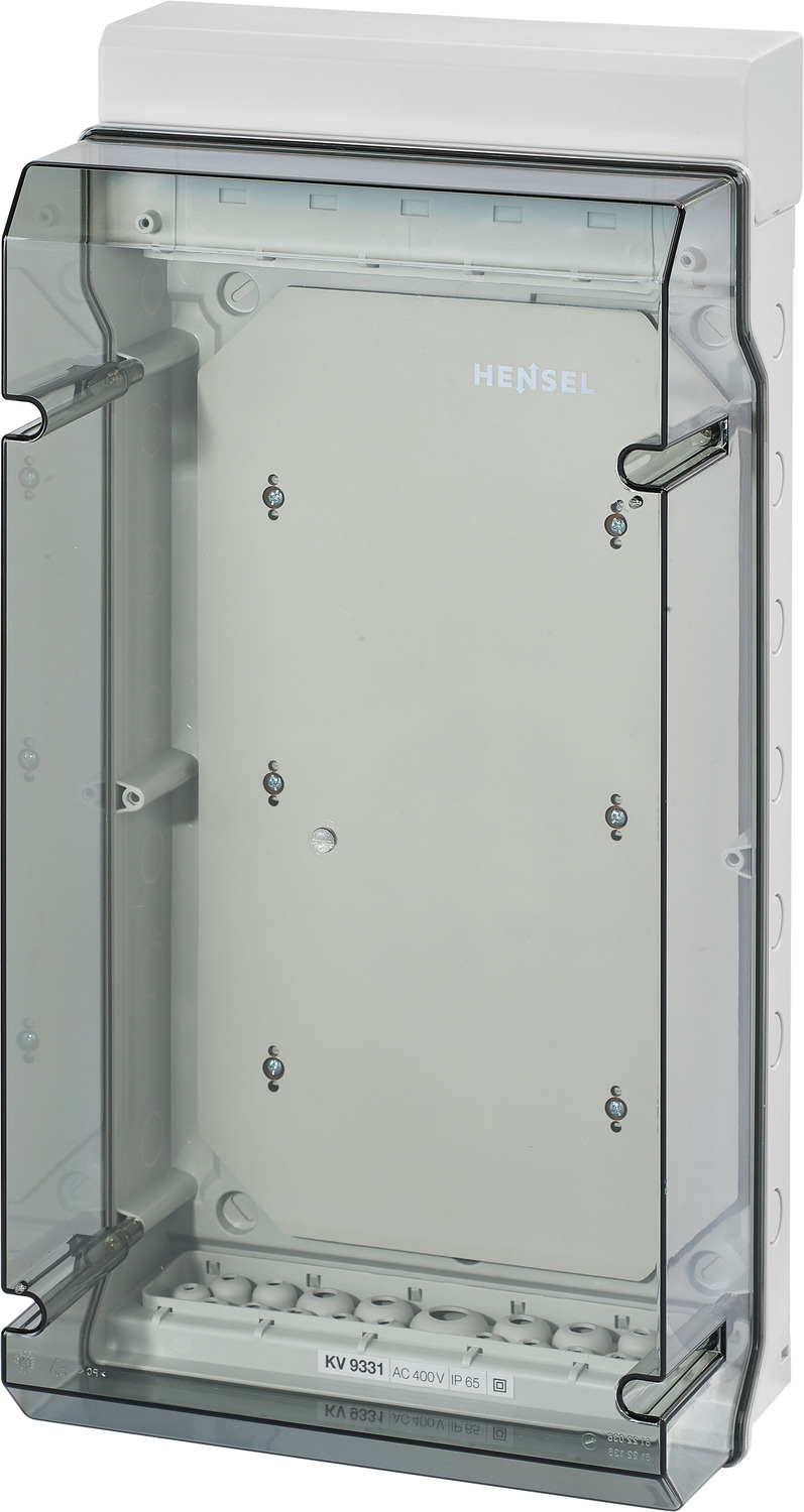 Hensel - KV KAST TRANSP IP65 LEEG - KV9331