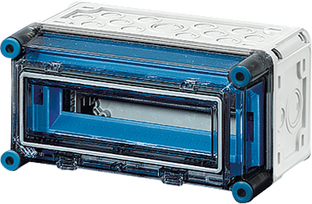 Hensel - MI behuizing voor automaten met klapdeksel 12 modules 150x30 - MI1117
