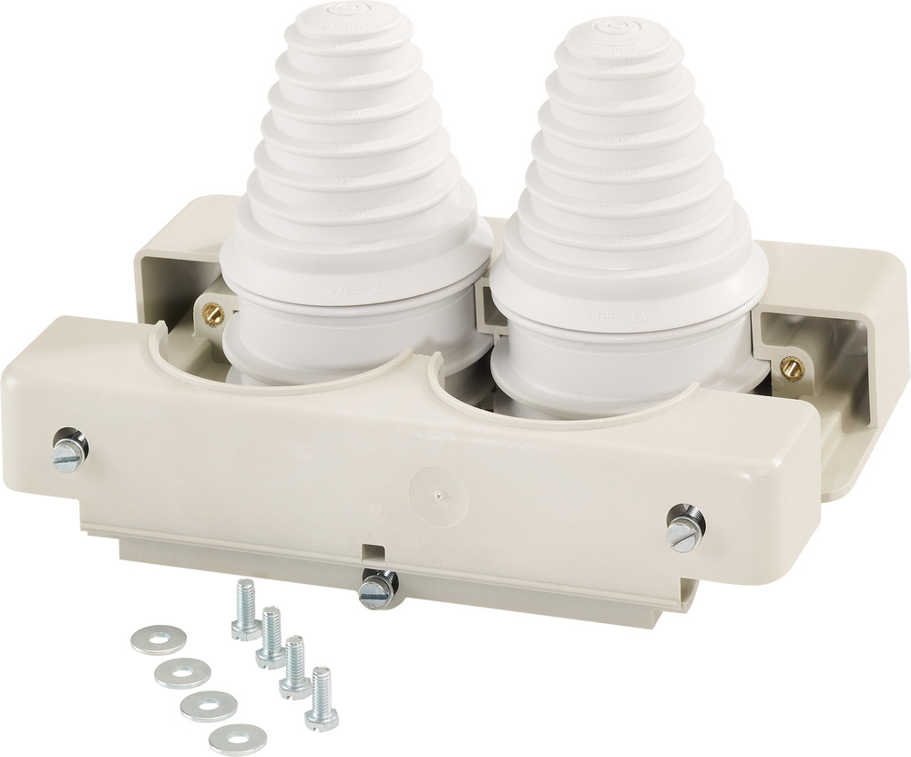 Hensel - MI aanbouwflens 2 x dia 30 72mm - MIFP82