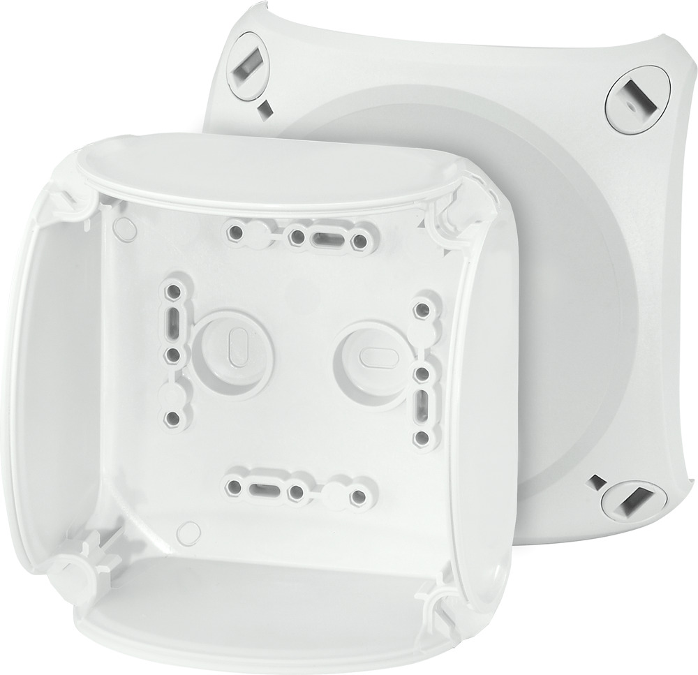 Hensel - AFTAKDOOS WEERSBESTENDIG 104x104GRIJS ZONDER INGANGEN - KF0400H