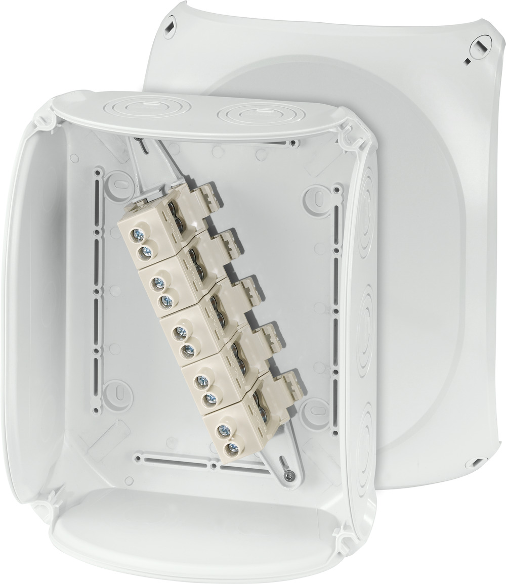 Hensel - aftakdoos weersbestendig met klem 10 25mm 255x205x112mm IP - KF2525G
