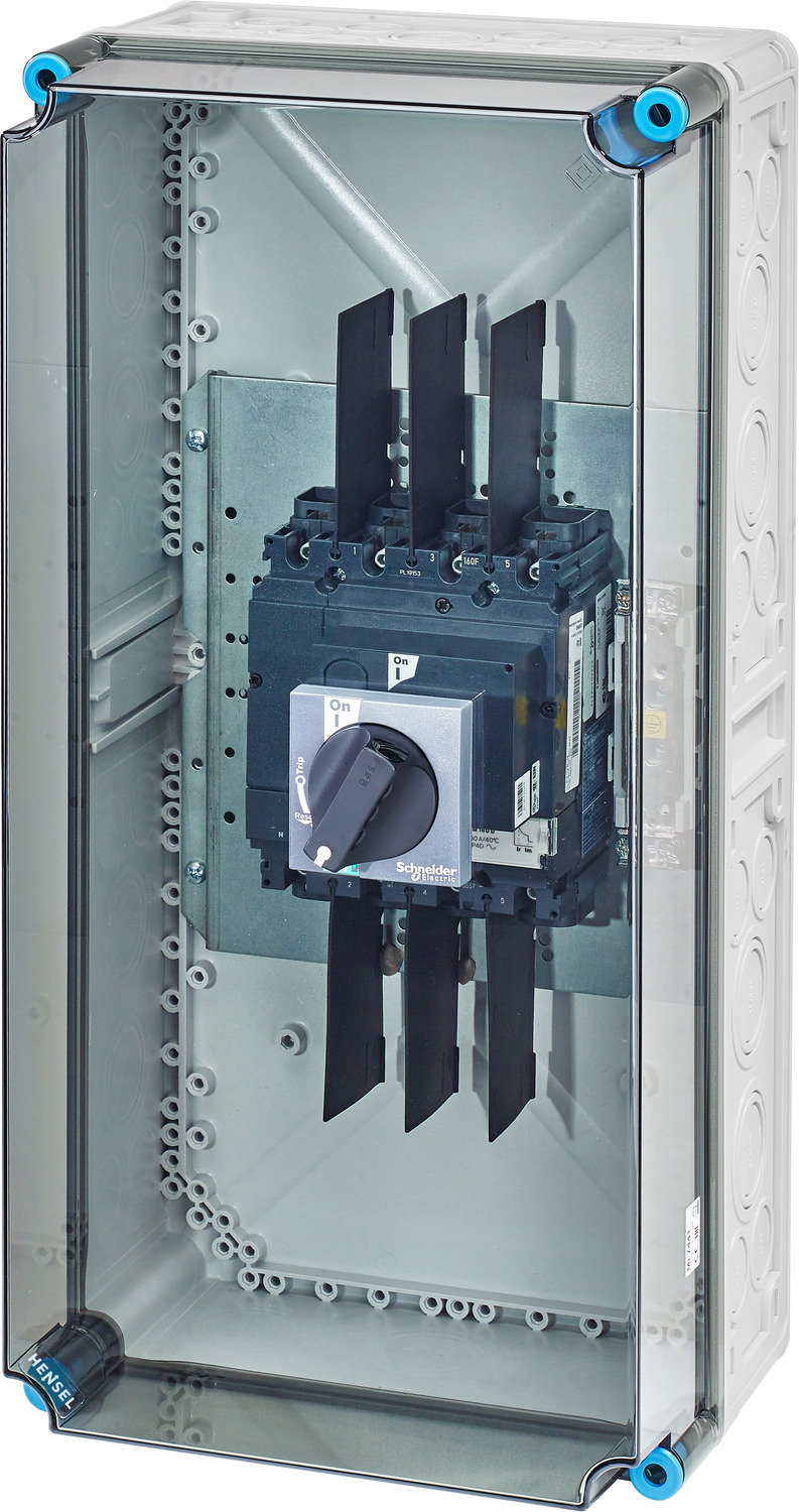 Hensel - MI vermogenschakelaars behuizing 160A 4P+PE 600x300x262mm - MI7441