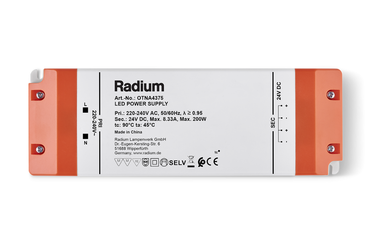 Radium - DRIVER 200W DC 24V - RAOTNA4375