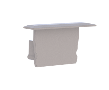 Radium - ENDCAP PROFILE SMALL WING - RAZTPA2612