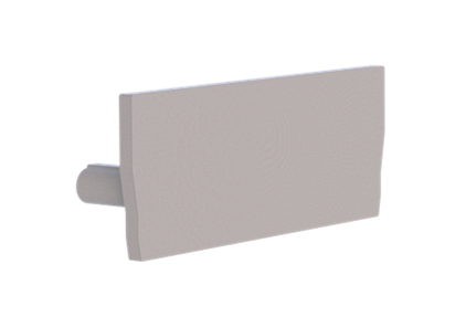 Radium - ENDCAP PROFILE MEDIUM U FLAT - RAZTPA2615