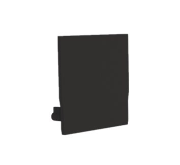 Radium - ENDCAP PROFILE MEDIUM U BLACK - RAZTPA2617