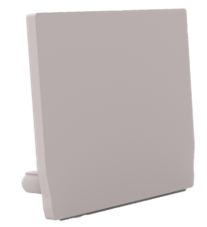 Radium - ENDCAP SQUARE PROFILE M U FLAT GREY - RAZTPA3193