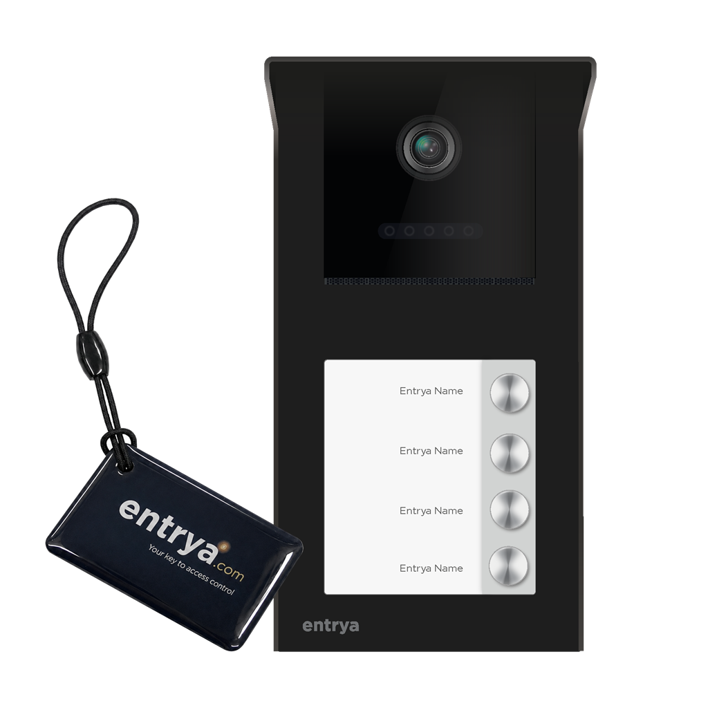 Entrya - Vision DB4 S buitenpost 4 drukknoppen - 105645