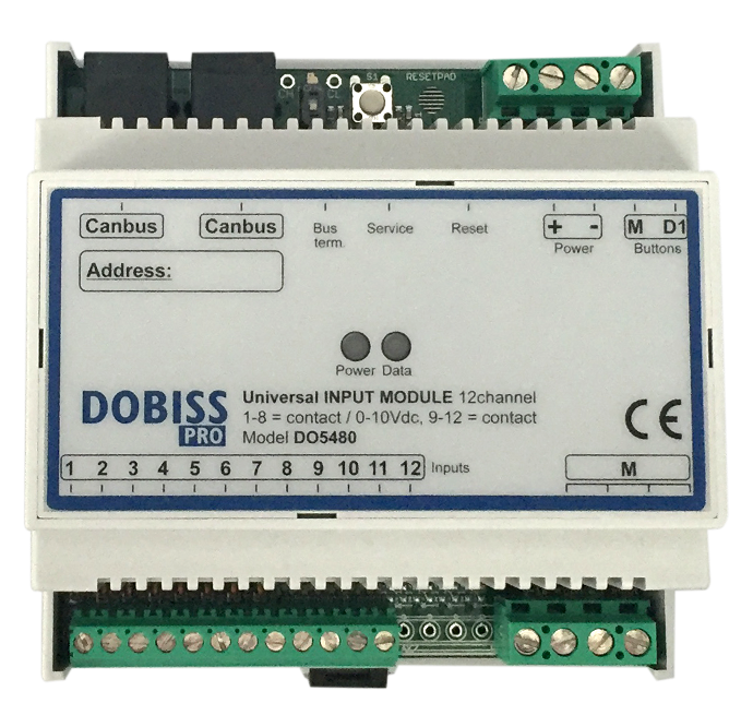 Dobiss - PRO universele inputmodule NC/NO - DO5480
