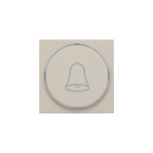 Niko - Set drukknop led belsymbool sand textured - 138-64007