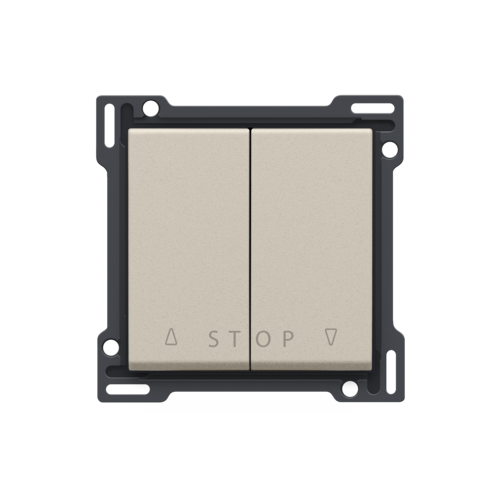 Niko - Set rolluikdrukknop 2v elektronisch sand textured - 138-65918