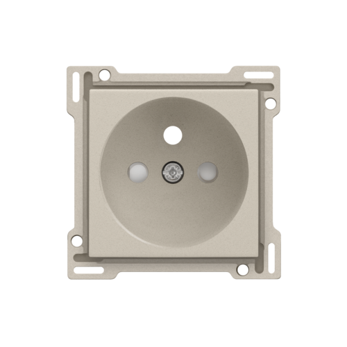 Niko - Set stopcontact penaarde 28,5mm sand textured - 138-66601