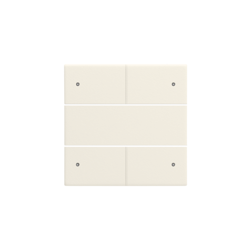 Niko - Set drukknop 4v 24V leds cotton white textured - 139-40150