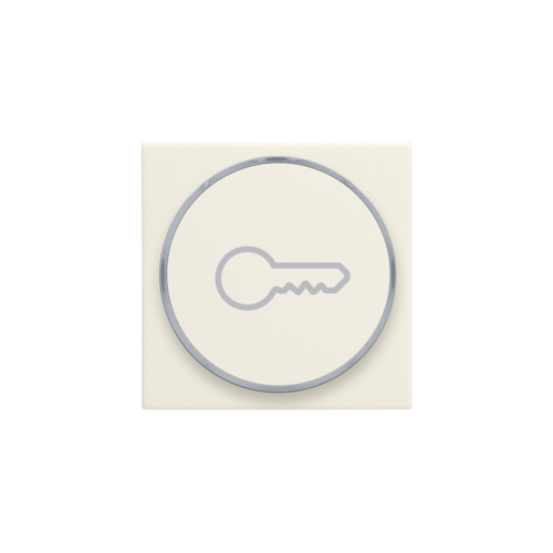 Niko - Set drukknop led sleutelsymbool cotton white textured - 139-64009