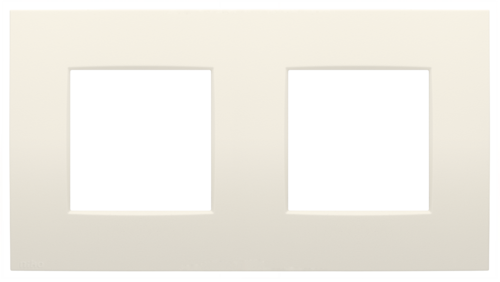 Niko - Intense afdekplaat 2v 71mm cotton white textured - 139-76800
