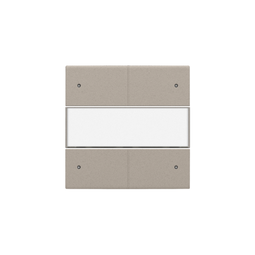 Niko - Set drukknop 4v 24V led+tekst claystone textured - 140-40350