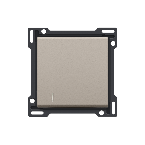 Niko - Set schakelaar/drukknop 1v met lens claystone textured - 140-60005
