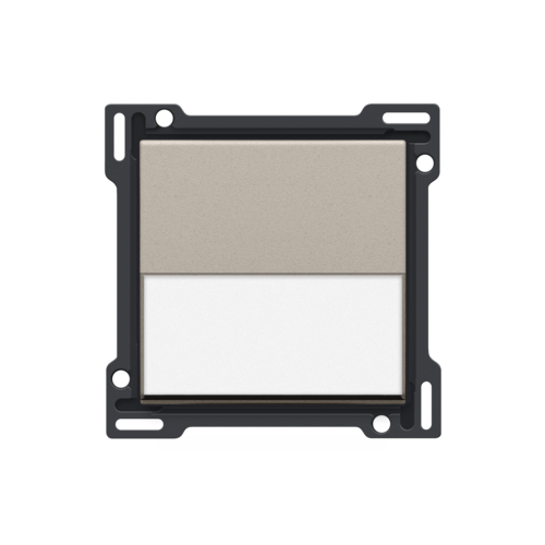 Niko - Set schakelaar/drukknop 1v tekst claystone textured - 140-60905