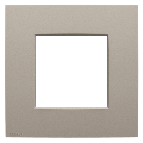 Niko - Intense afdekplaat 1v claystone textured - 140-76100