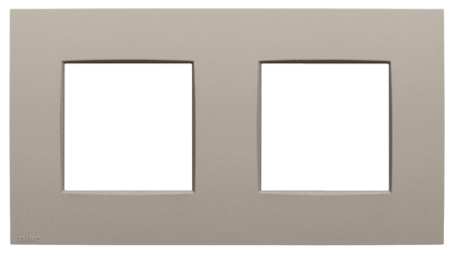 Niko - Intense afdekplaat 2v 71mm claystone textured - 140-76800
