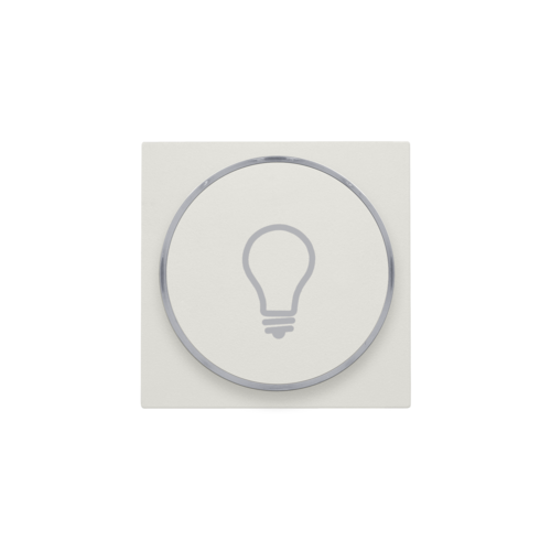 Niko - Set drukknop led lampsymbool light grey - 141-64008