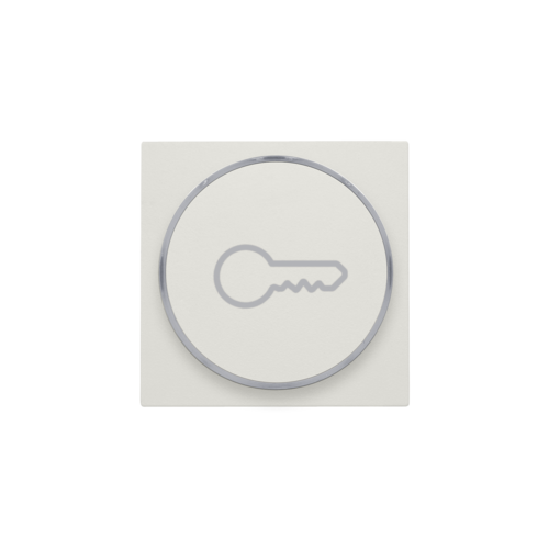 Niko - Set drukknop led sleutelsymbool light grey - 141-64009
