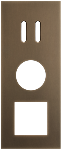 Niko - Rocker plaat 3v V60mm dark bronze patina - 211-56360