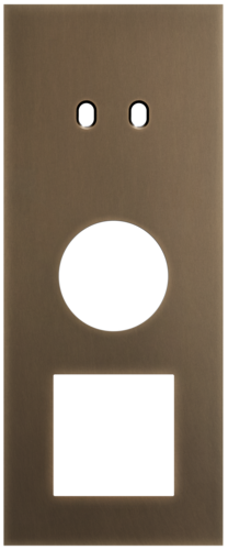 Niko - Toggle plaat 3v V60mm dark bronze patina - 211-57360