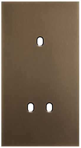 Niko - Toggle plaat 2v V71mm dark bronze patina - 211-57853
