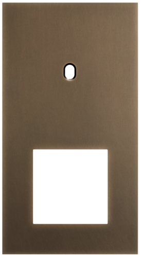 Niko - Toggle plaat 2v V71mm dark bronze patina - 211-57855